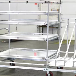 Aluminium Pipe Racking System Trolley