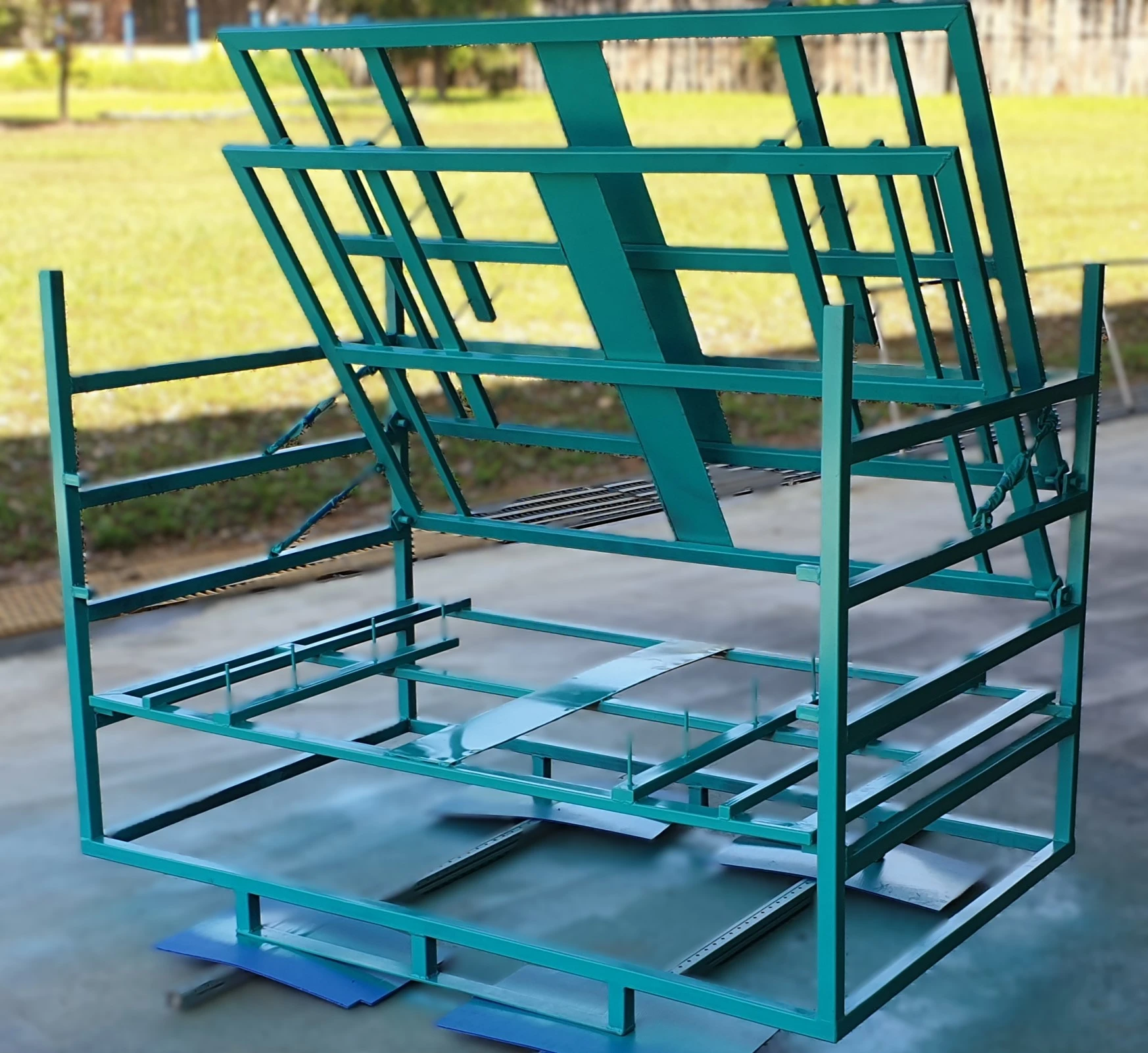 Custom metal fabrication Welding WIP Rack