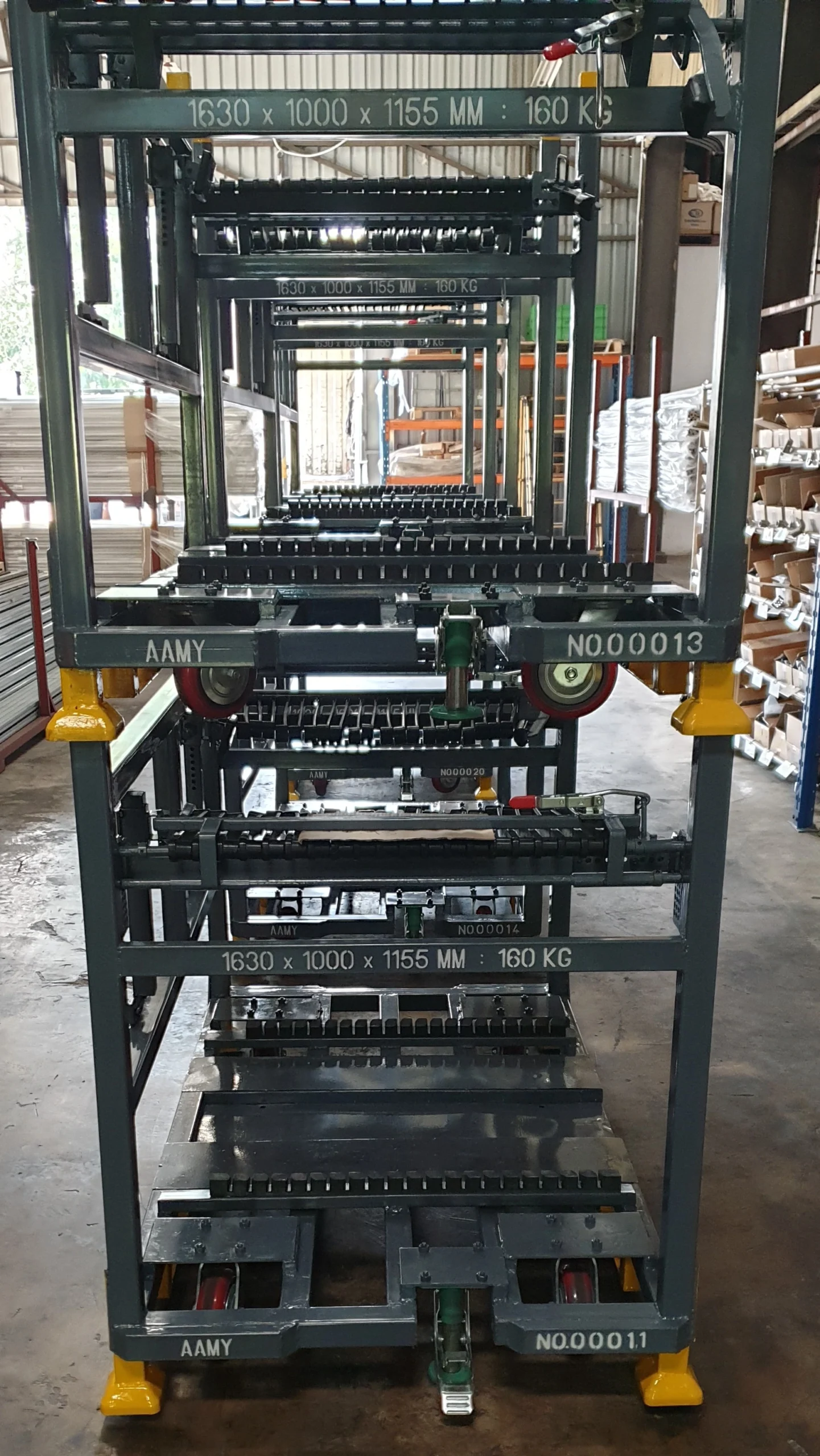 Windscreen Material Supply Rack